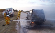 Car fire, Hindmarsh Island