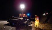 Crews at a serious crash at Hahndorf