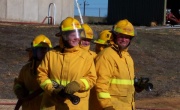 Crew at hot pad training - Naracoorte