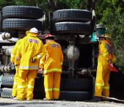 Vehicle accident, Carey Gully