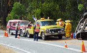 Vehicle accident, Carey Gully