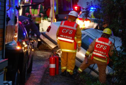 Extinguishers at an incident