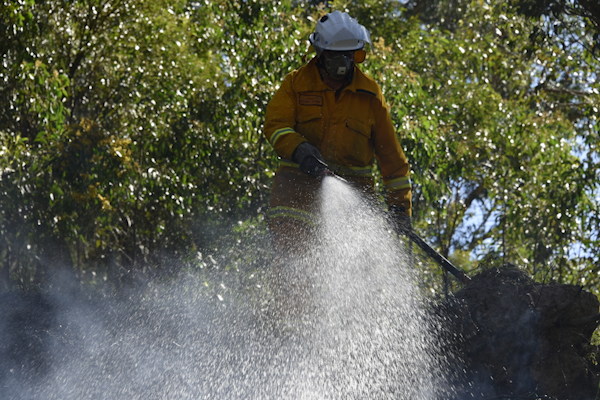 Grass fire, Basket Range - September 2021