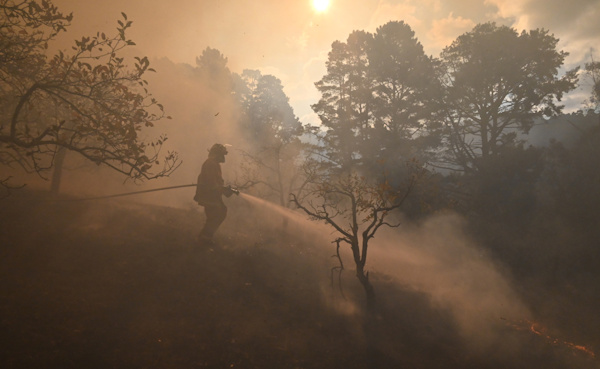 Out of control burn off, Marble Hill - May 2024