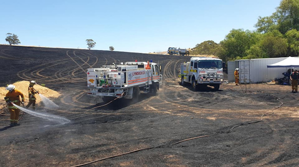 Grass fire, Concordia - January 2020
