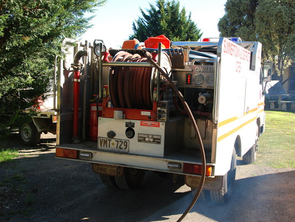 Bin fire, Summertown - June 2008