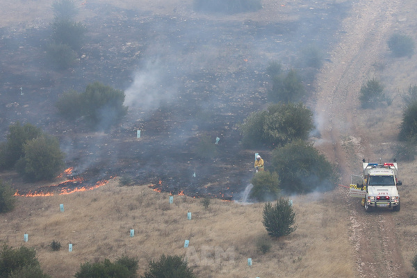 Grass fire, Sheidow Park
