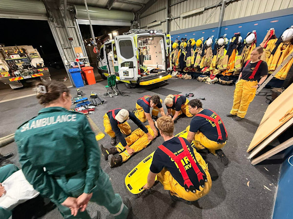 Joint SAAS-CFS Training, Coromandel Valley