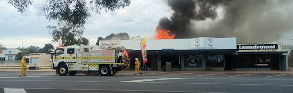 Structure fire, Meningie
