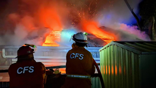Shed fire, Gumeracha