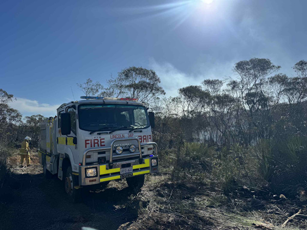 Scrub fire, Pt Lincoln Conservation Park