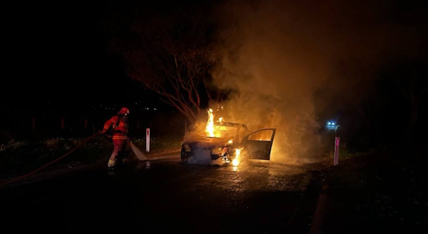 Car fire, Tatachilla