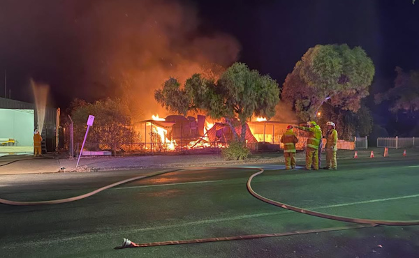 Structure fire, Spalding