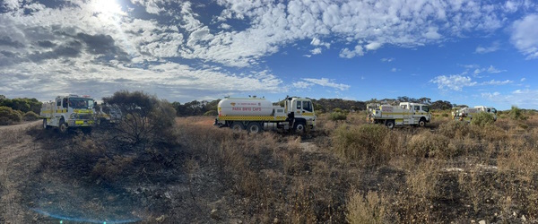 Scrub fire, Marion Bay