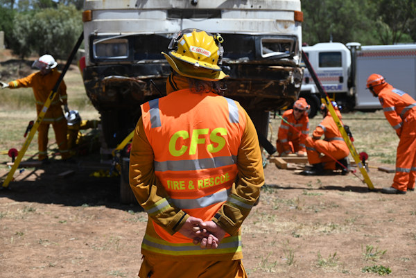 Road Crash Rescue exercise, Hamley Bridge