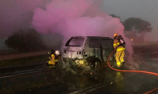 Crash and fire, Strathalbyn