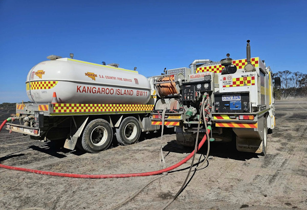 Grass and scrub fire, Haines, Kangaroo Island