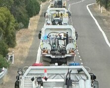 Strike team to Kangaroo Island from Macclesfield CFS