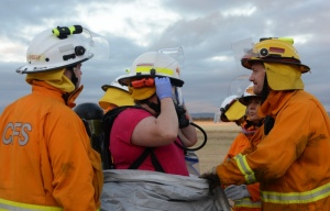 Crews concentrating