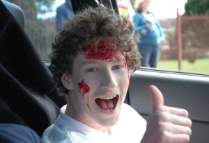 Proof of the mock casualty