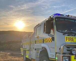 Grass and scrub fire, Bull Creek from Strathalbyn CFS