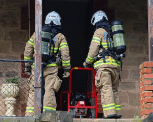 Structure fire exercise, Horsnell Gully from Adelaide Emergency Media