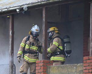 Structure fire exercise, Horsnell Gully from Pip McGowan, CFS Promotions Unit