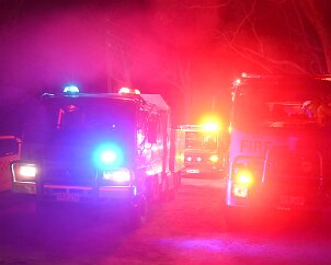 Crash and car fire, Carey Gully from Ashley Hosking, CFS Promotions Unit