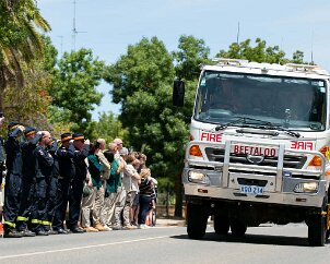 Farewell firefighter Peter Curtis from Braeden Gatt