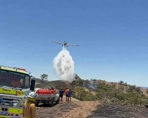 Grass fire, Hansborough from Truro CFS