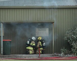 Structure fire exercise, Nuriootpa from Emergency Media SA