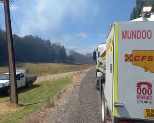 Grass fire, Nangkita from Mel Harris