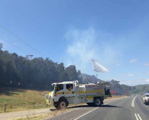 Grass fire, Nangkita from Mel Harris