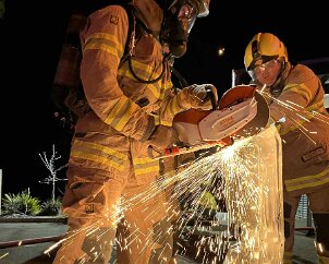 Structure fire exercise, Angaston from Angaston CFS
