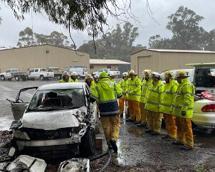 Road Crash Rescue Training, Jamestown from Phil Tapscott