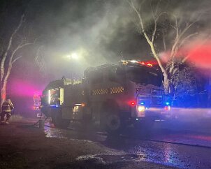 Car fire, One Tree Hill from One Tree Hill CFS