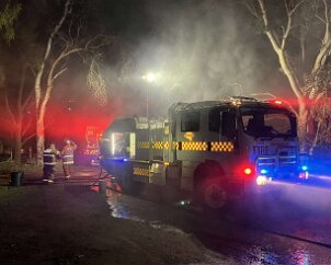 Car fire, One Tree Hill from One Tree Hill CFS