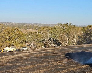 Grass fire, Angaston from Angaston CFS
