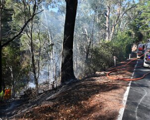 Out of control burn off, Basket Range from Ashley Hosking, CFS Promotions Unit