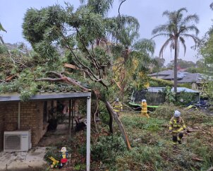 Severe weather, Coromandel Valley from Coromandel Valley CFS