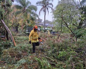 Severe weather, Coromandel Valley from Coromandel Valley CFS