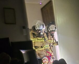 Breathing apparatus training, Moorak from Moorak CFS