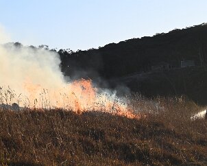 Scrub and grass fire, Lenswood from Pip McGowan, CFS Promotions Unit