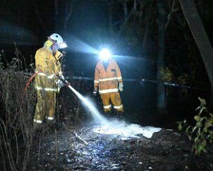 Scrub and grass fire, Lenswood from Pip McGowan, CFS Promotions Unit