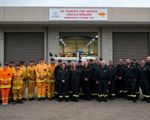 New QRV delivery, Port Lincoln from Region 6 HQ