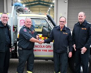 New QRV delivery, Port Lincoln from Region 6 HQ