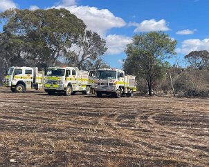 Scrub and grass fire, Birchmore, Kangaroo Island from Kayne Davis