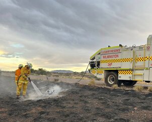 Grass fire, Mambray Creek from Peter Lane