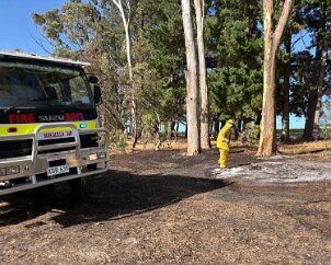 Out of control burn off, Myponga from Yankalilla CFS
