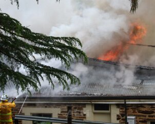 House fire, Clarendon from Adelaide Emergency Media